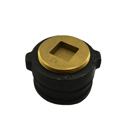 Jones Stephens 4in. No Hub Cleanout With 3-1/2in. Countersunk Heavy Plug - 2-1/8in. Height C39504